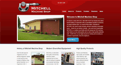 Desktop Screenshot of mitchellmachineshop.com