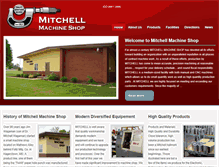 Tablet Screenshot of mitchellmachineshop.com